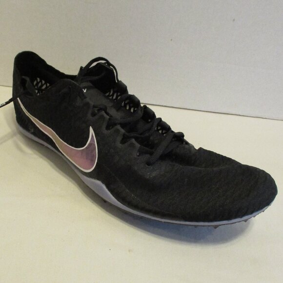 Nike Mamba V Shoes Men Size 10.5 Black White Track Field Lace Up Running Shoes main image 8